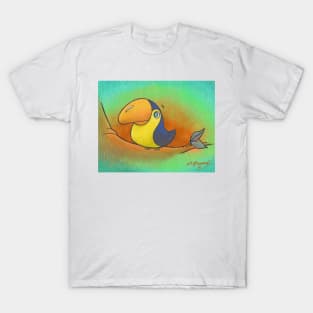 Baby Bird Smiling in the Rain! T-Shirt